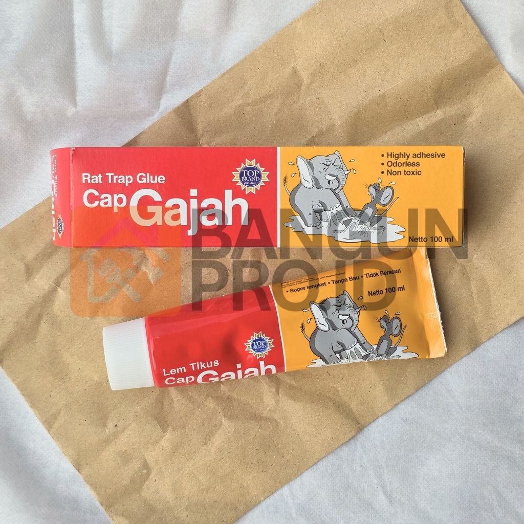 Lem Tikus Cap Gajah 100ml / Lem Tikus Cap Gajah