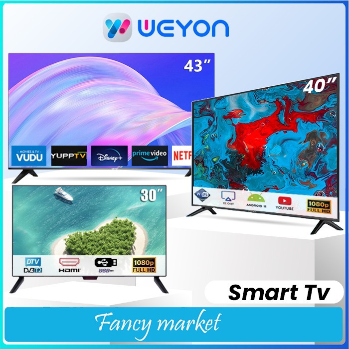 NEW BIG SALE - SMART TV ANDROID TV WEYON ANIMEX 32 INCH - WEYON 43 INCH