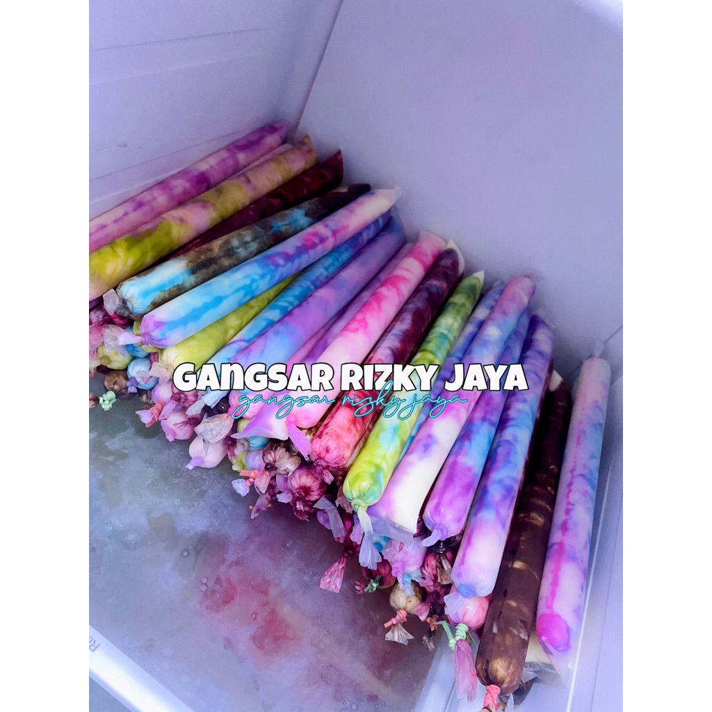 

(per pcs) READY STOCK ES MAMBO ES LILIN MIX RASA BUBBLE GUM, Strawberry, Greentea, redvelvet, coklat