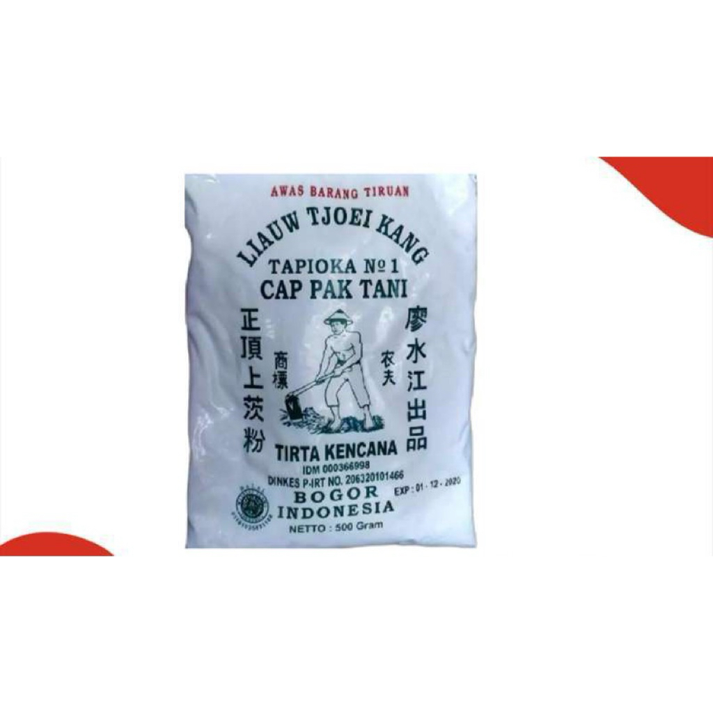 

Sagu Cap Pak Tani 1kg - Tapioka Liauw Tjoei Kang gosend only