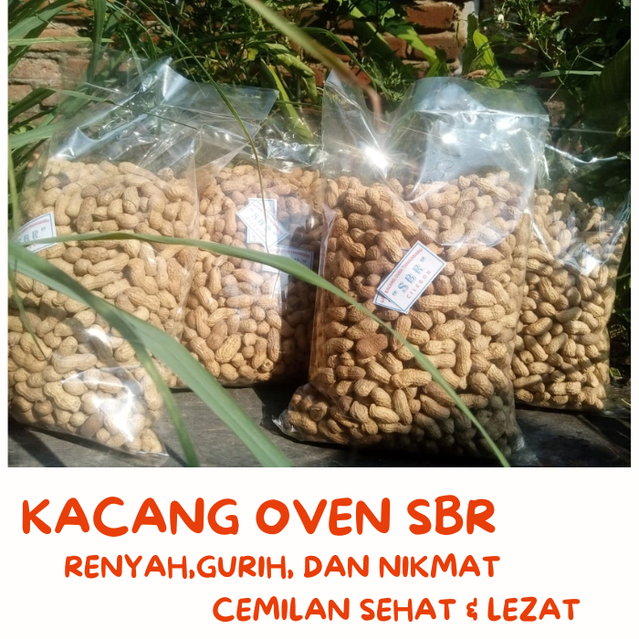 

Kacang Oven Kulit Sangrai 1kg | Cemilan Gurih Renyah