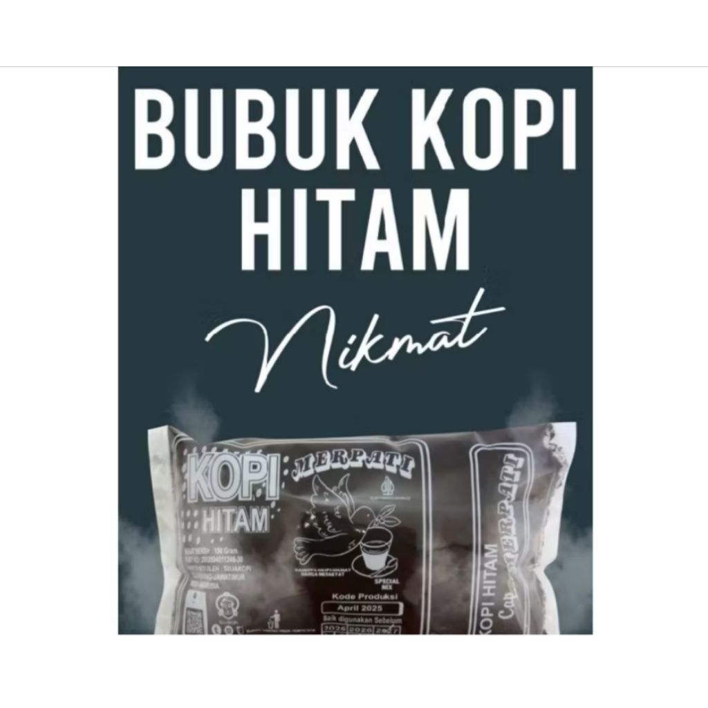 

KOPI BUBUK HITAM NIKMAT 150GR TERLARIS TERMURAH