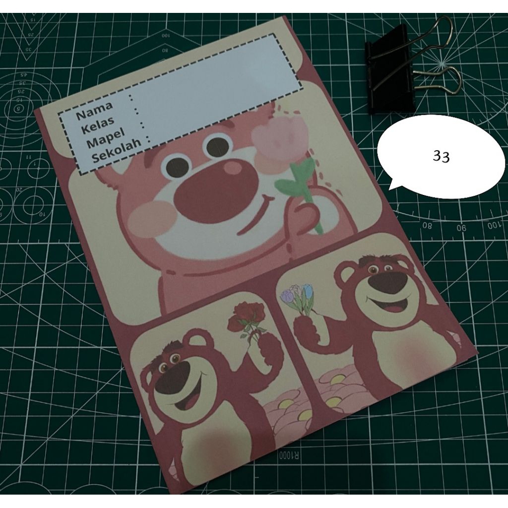 

Buku Tulis lucu Custom Nama 40 lembar