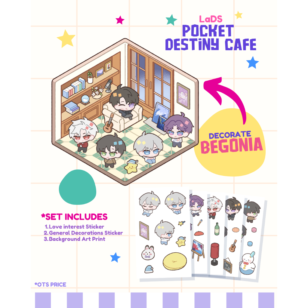 

Love and Deepspace Sticker Diorama [FANMERCH]