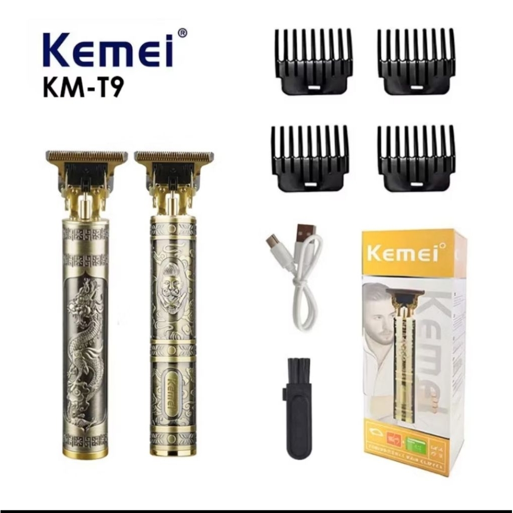 Kemei KM T99 Alat Cukur Rambut Elektrik Hair Clipper Trimmer Detailer Terbaru Terlarissss