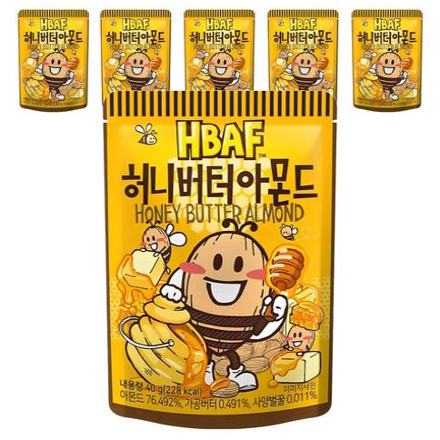 

HBAF TOM's FARM ORIGINAL Honey Butter Almond Korean 40g