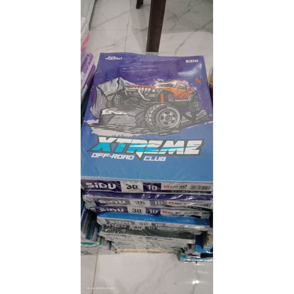 

Buku Tulis Sidu 38 lembar/pack isi 10 buku