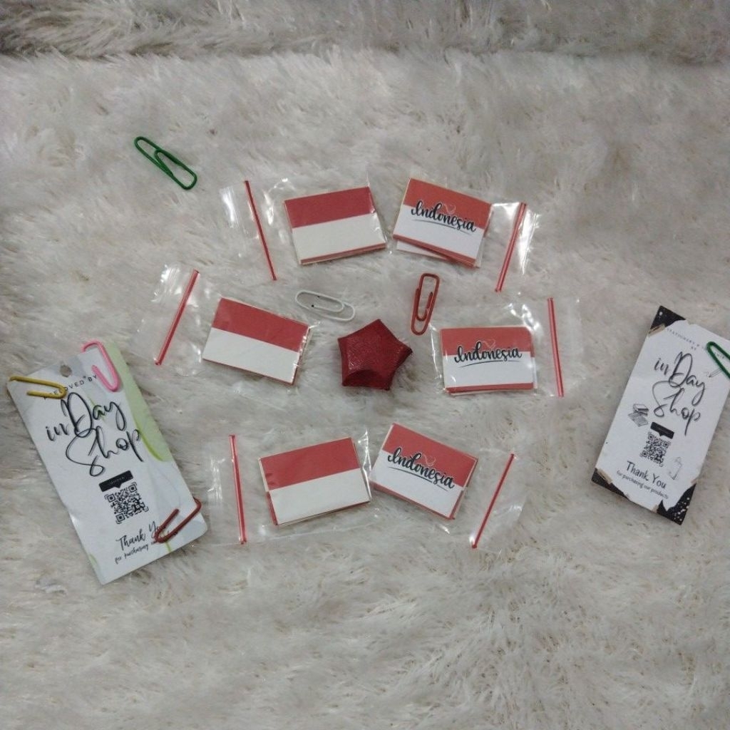 

Stiker Bendera/Stiker Pipi (10pcs) | INDAY SHOP