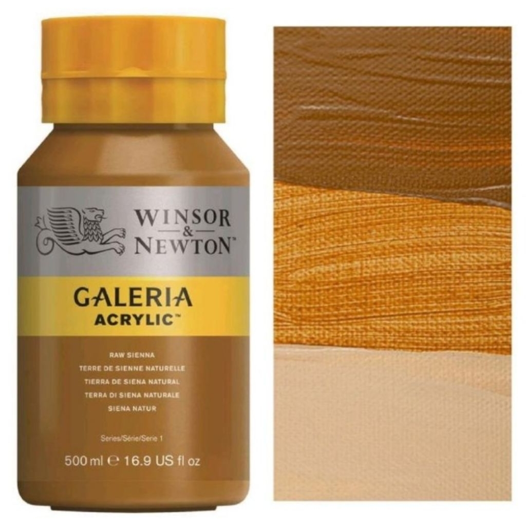 

GALERIA ACRYLIC PAINT 500 ML RAW SIENNA WINSOR & NEWTON