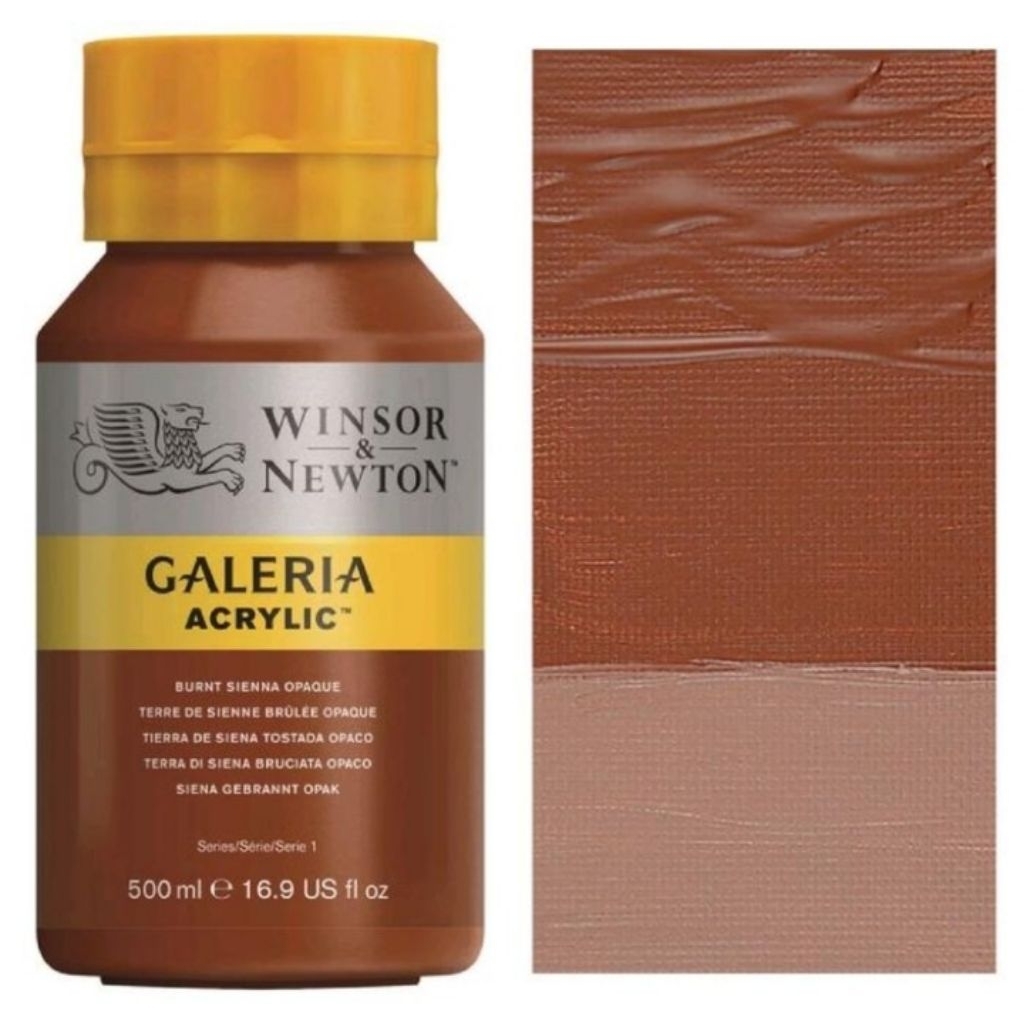 

GALERIA ACRYLIC PAINT 500 ML BURNT SIENNA OPAQUE WINSOR & NEWTON