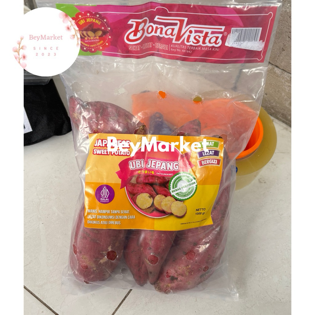 

Ubi Jepang Fresh 1kg | Japanese Sweet Potatot | Pack