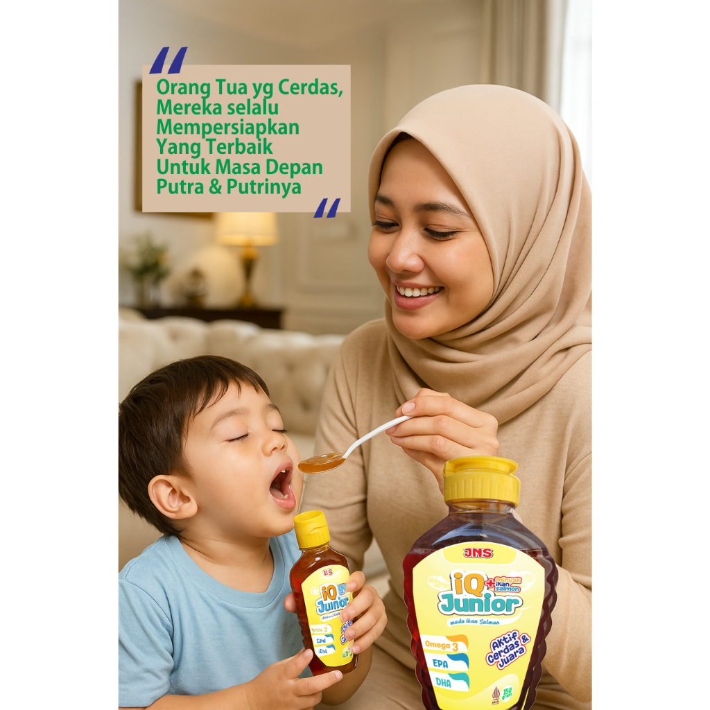 

Madu Penambah Konsentrasi IQ Junior 500gr