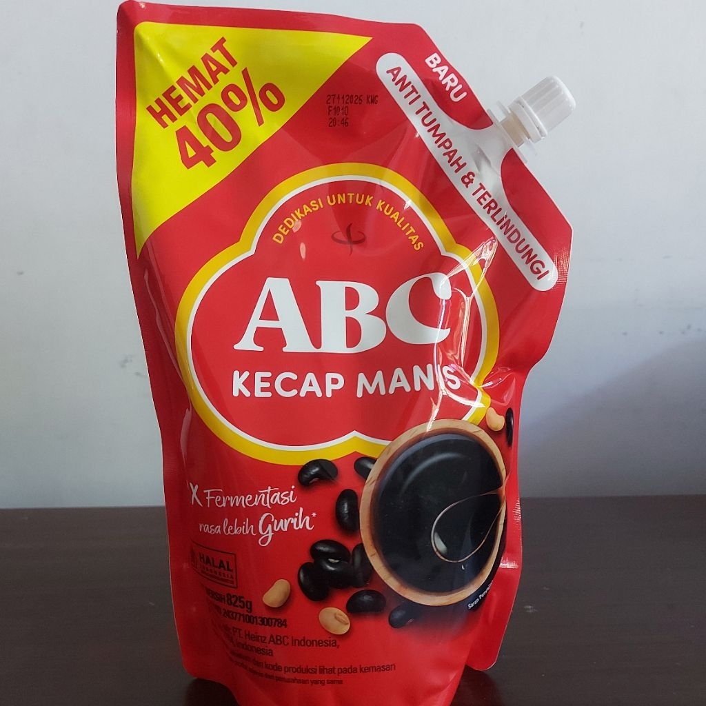 

ABC Kecap Manis Jumbo Fermentasi Rasa Lebih Gurih Refill 825gr
