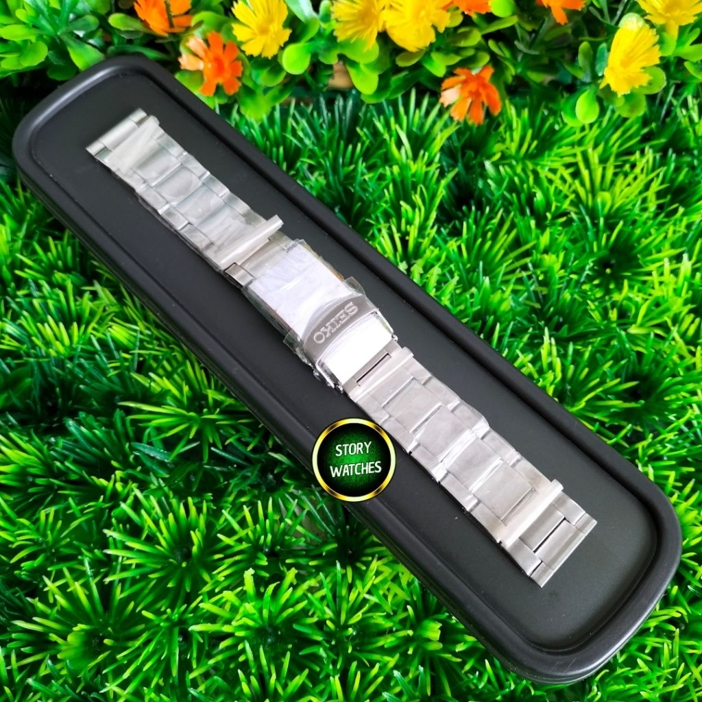 Rantai Bracelet Rubber Strap SEIKO Sports Diver Presage All Series Oyster Original 100% All Stainles