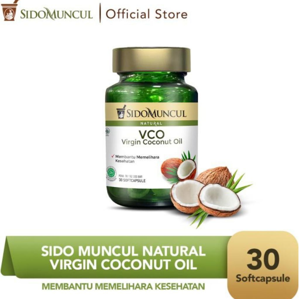 

Sido Muncul Natural Virgin Coconut Oil Soft Capcule 30 Kapsul
