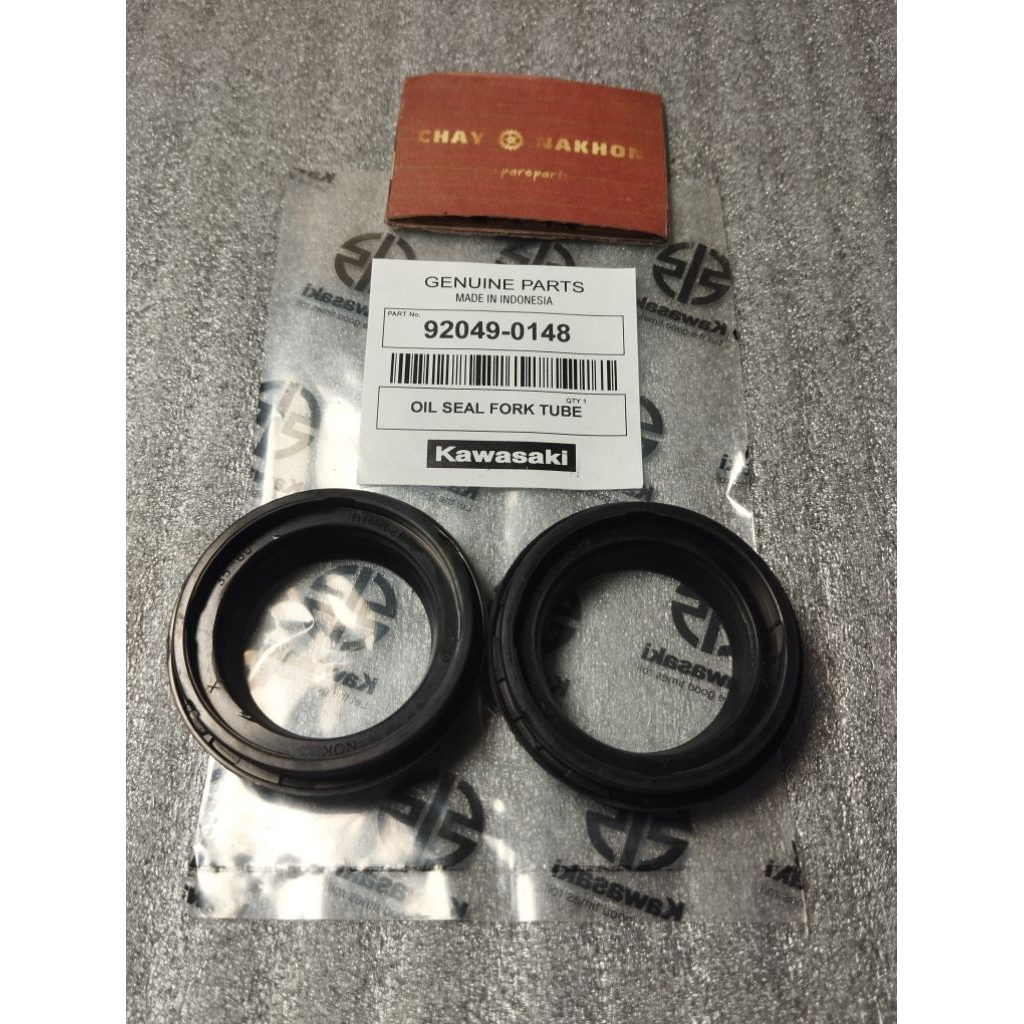 ( CNK ) SEAL DEBU PENUTUP SHOCK DTRACKER 150 KLX BF SIL ABU TUTUP SOK SET 2 PCS