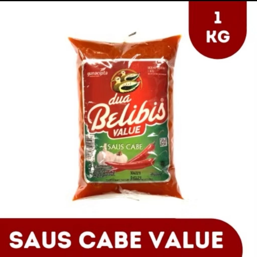 

Promo Saus Saos Sauce Sambal Dua Belibis Cabe Cabai Chilli Value Refill Kemasan Ekonomis Isi Ulang 1Kg Usaha Kuliner Makanan Gorengan Cafe Warung