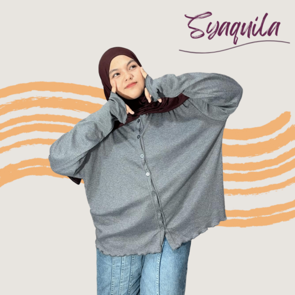 Cardigan Bigsize Wanita Lengan Panjang Premium Ld Jumbo 120 - 140