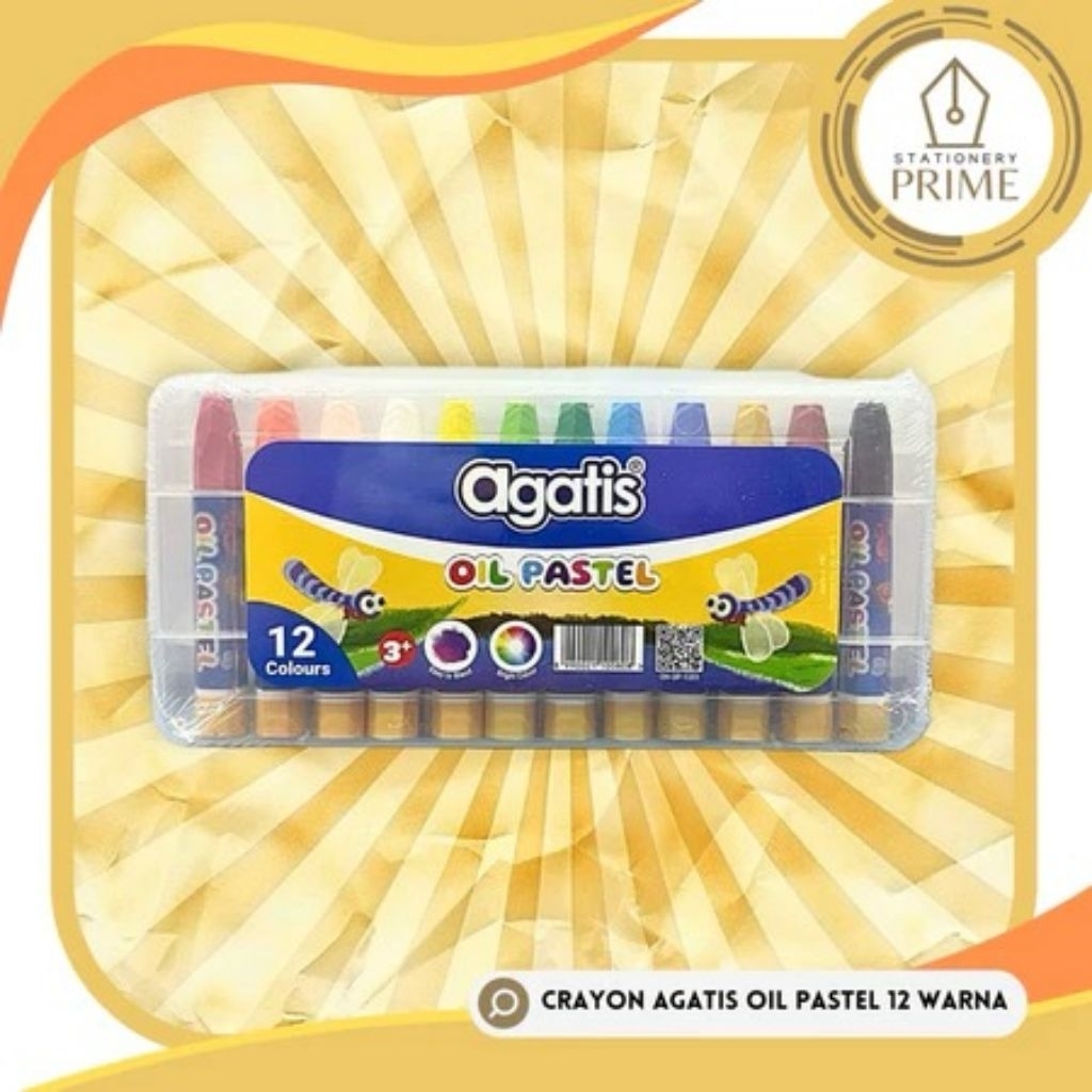 

Crayon Agatis Oil Pastel 12 Warna
