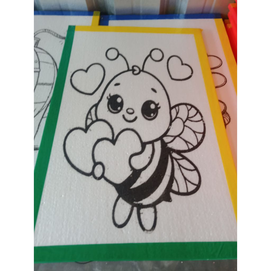 

sterofoam lukis isi 100 lembar