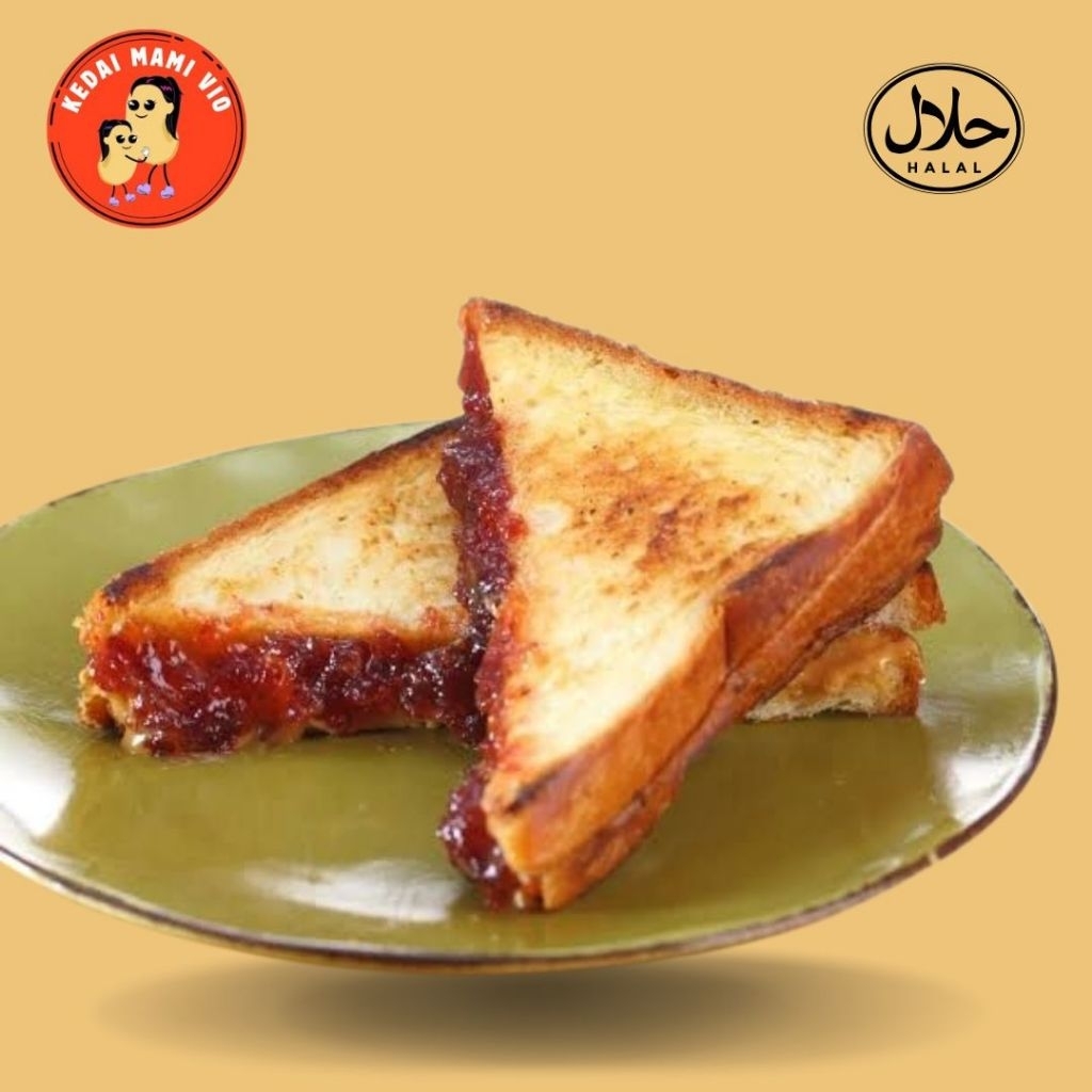 

Roti Tawar Panggang Isian kedai mami vio karawang