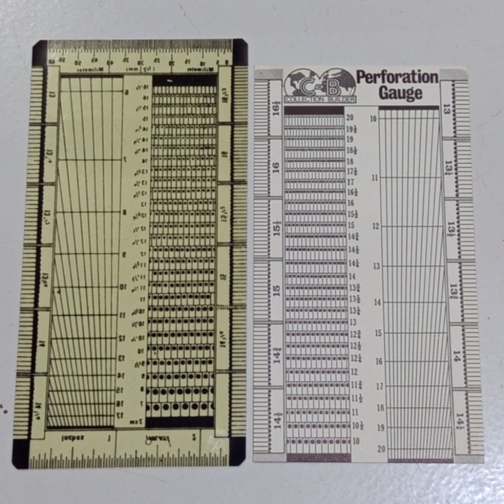 

2pcs Penggaris Perforasi Prangko (Plastik dan Kertas)