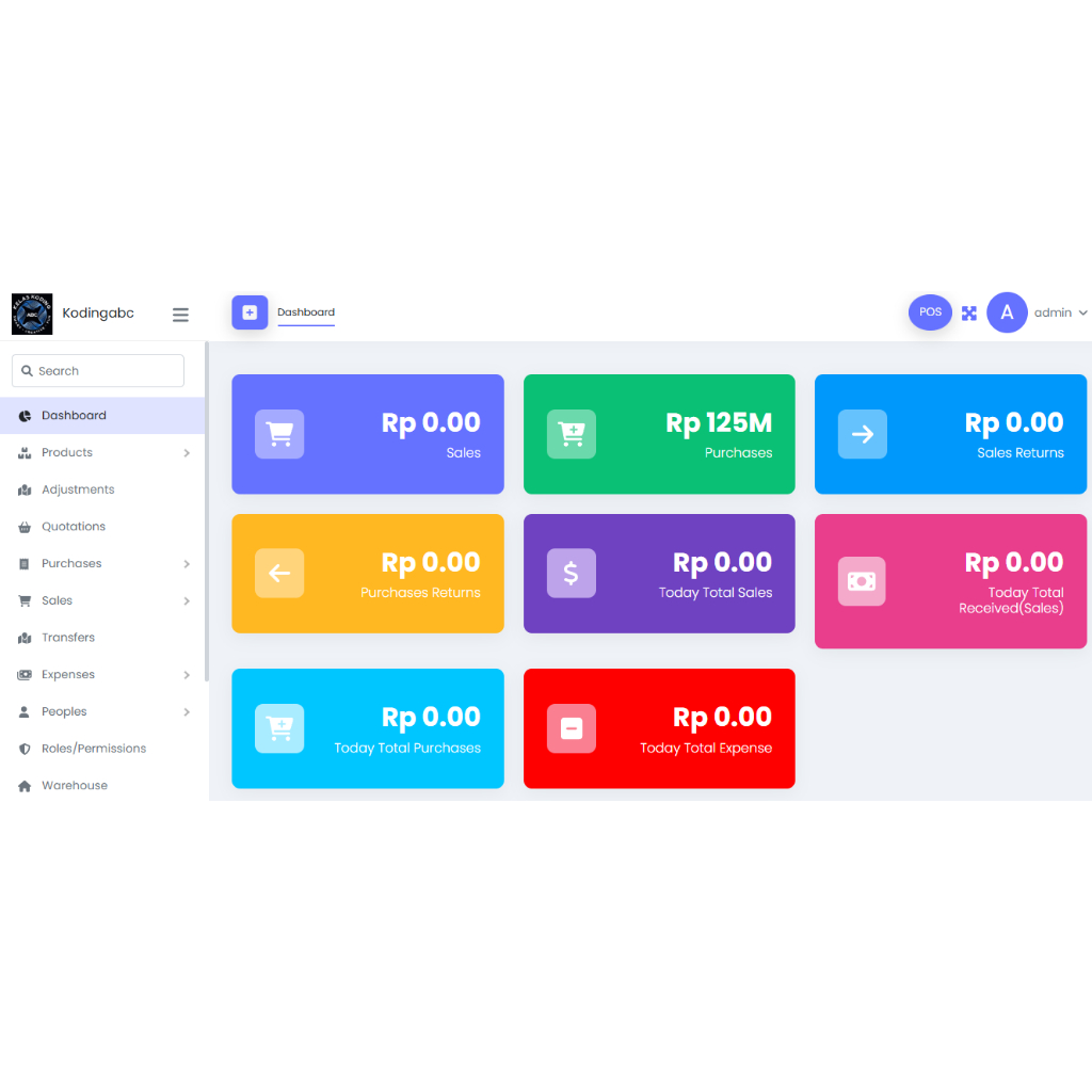 PROGRAM PENJUALAN KASIR+MULTIGUDANG LARAVEL PHP