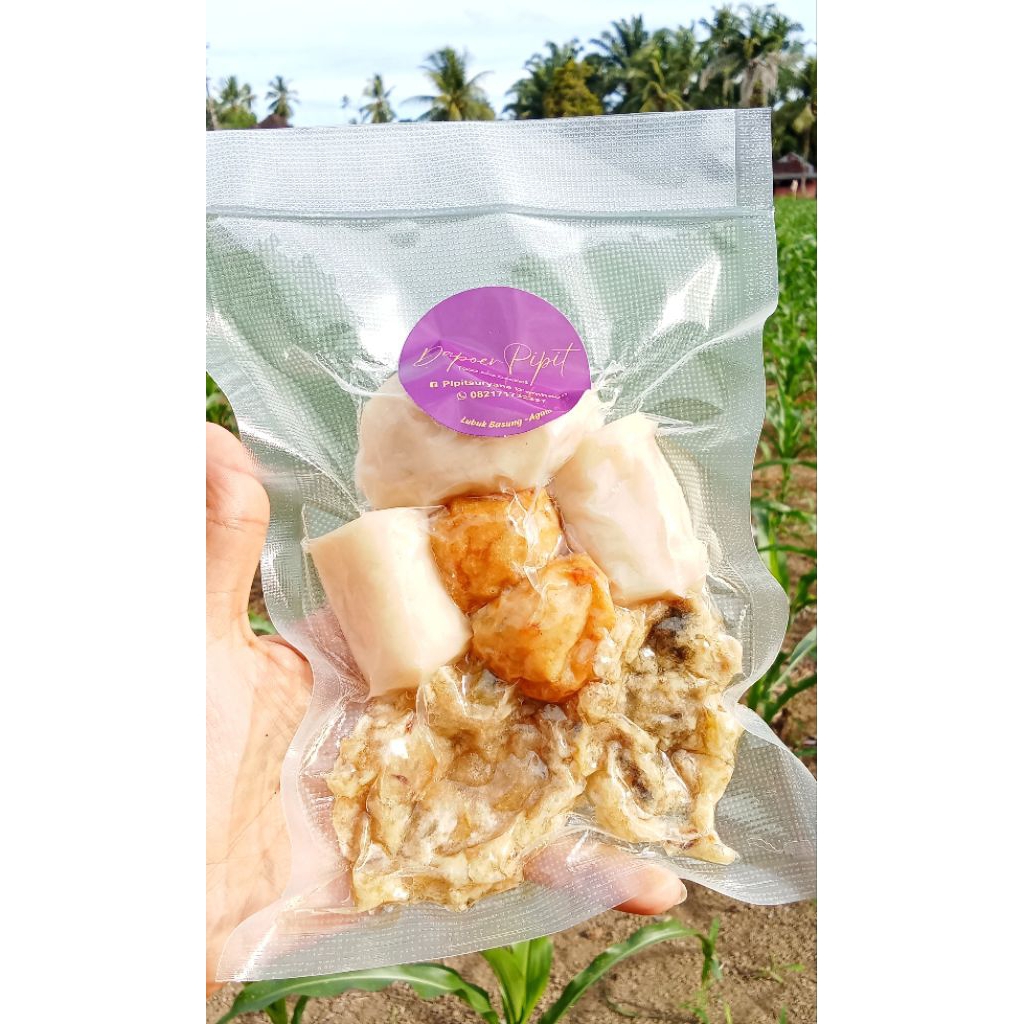 

Pempek Tenggiri Tanpa Micin 7 pcs campur DapoerPipit