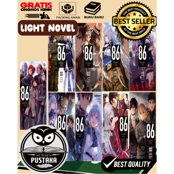 [INDONESIA] LIGHT NOV EIGHTY SIX 86 VOL 1 - 9 UPDATE