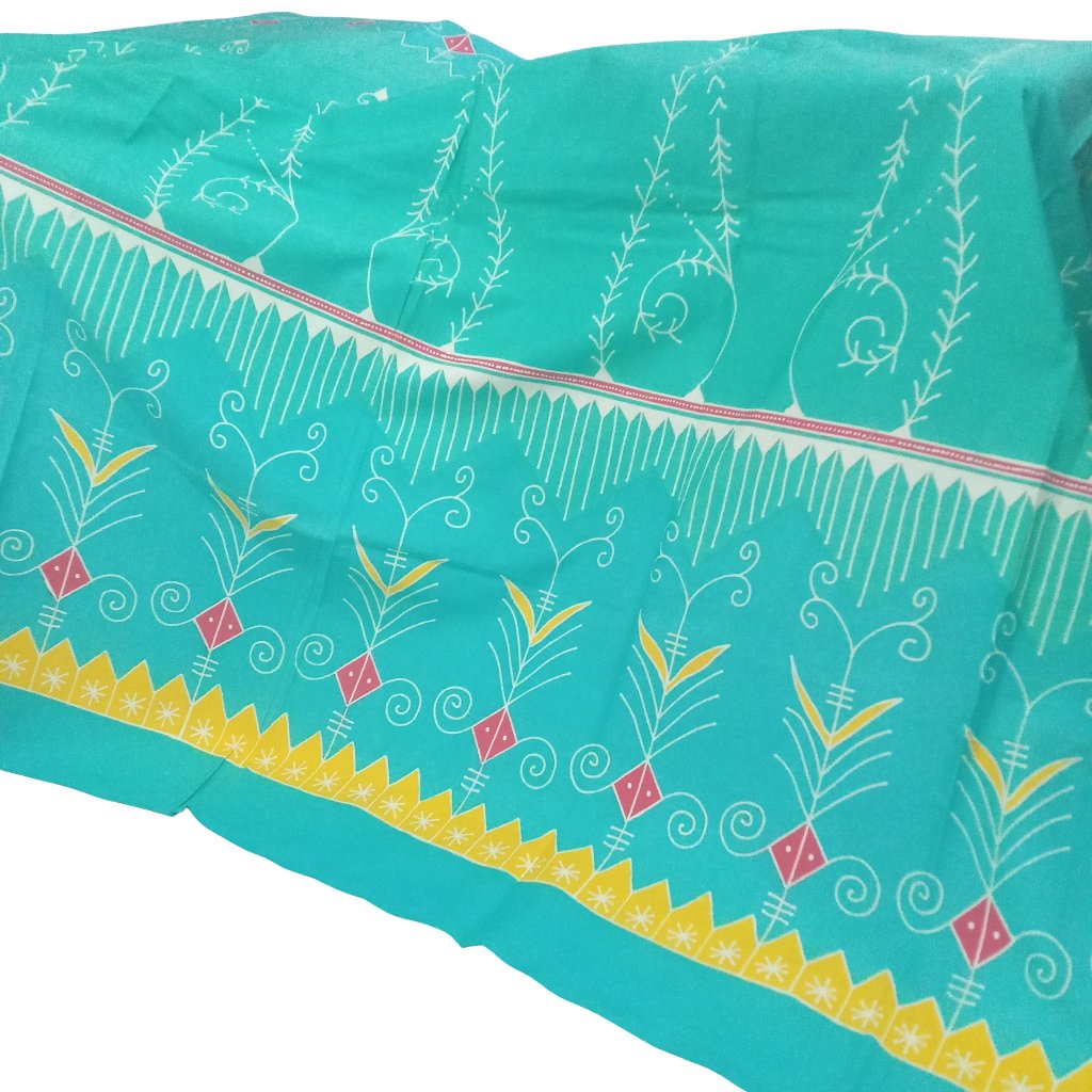 Kain Batik Tulis Halus Motif Mentawai Hijau Katun Primis / Kain Meteran