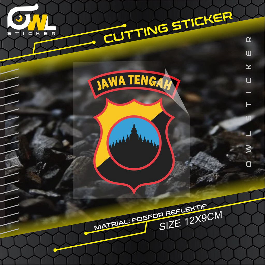 STICKER CUTTING POLDA JATENG