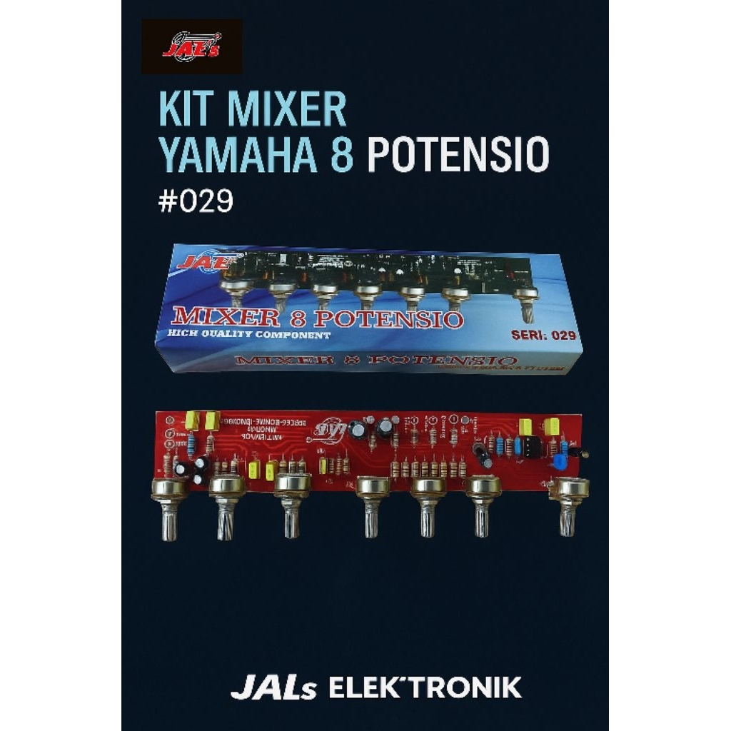 KIT MIXER YAMAHA 8 POTENSIO – SERI 029