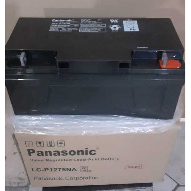 Baterai VRLA Panasonic 12V 75Ah LC-P1275NA Aki Kering 75Ah