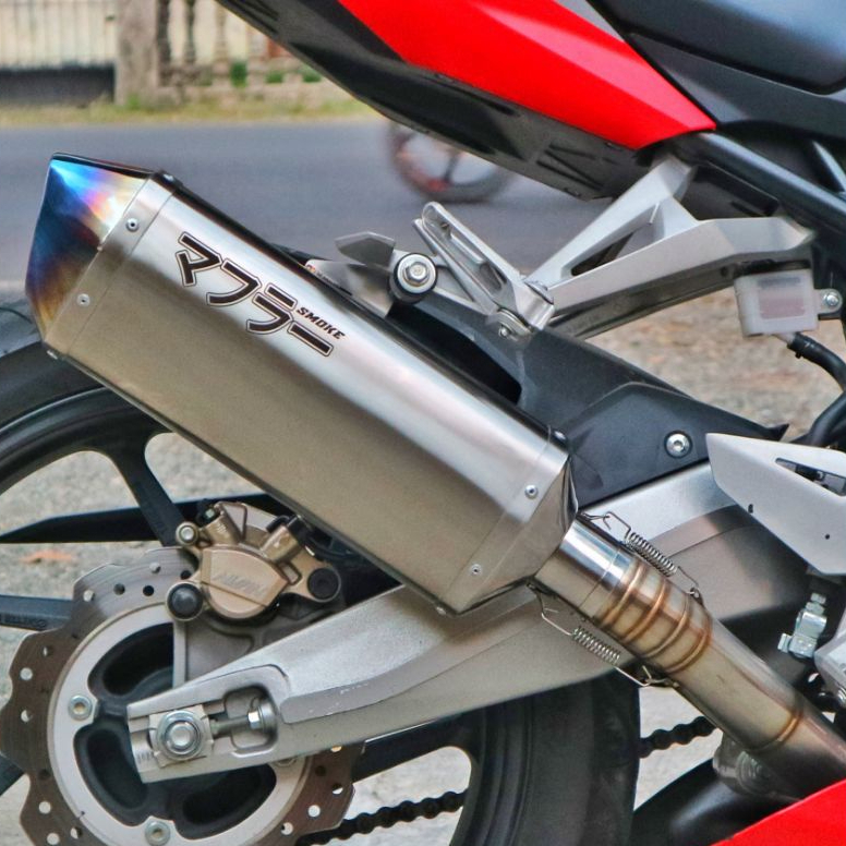 Knalpot Racing CBR 250RR Original Smoke Muffler Full Sistem
