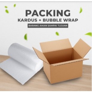 

Packing Tambahan - Extra Packingan Bubble & Dust Fragile - Harga Murah