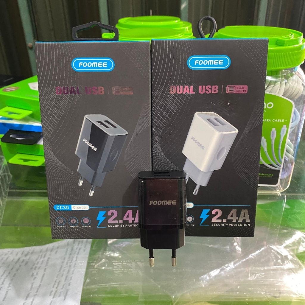 FOOMEE CC30 Batok Charger 2.4A security protection