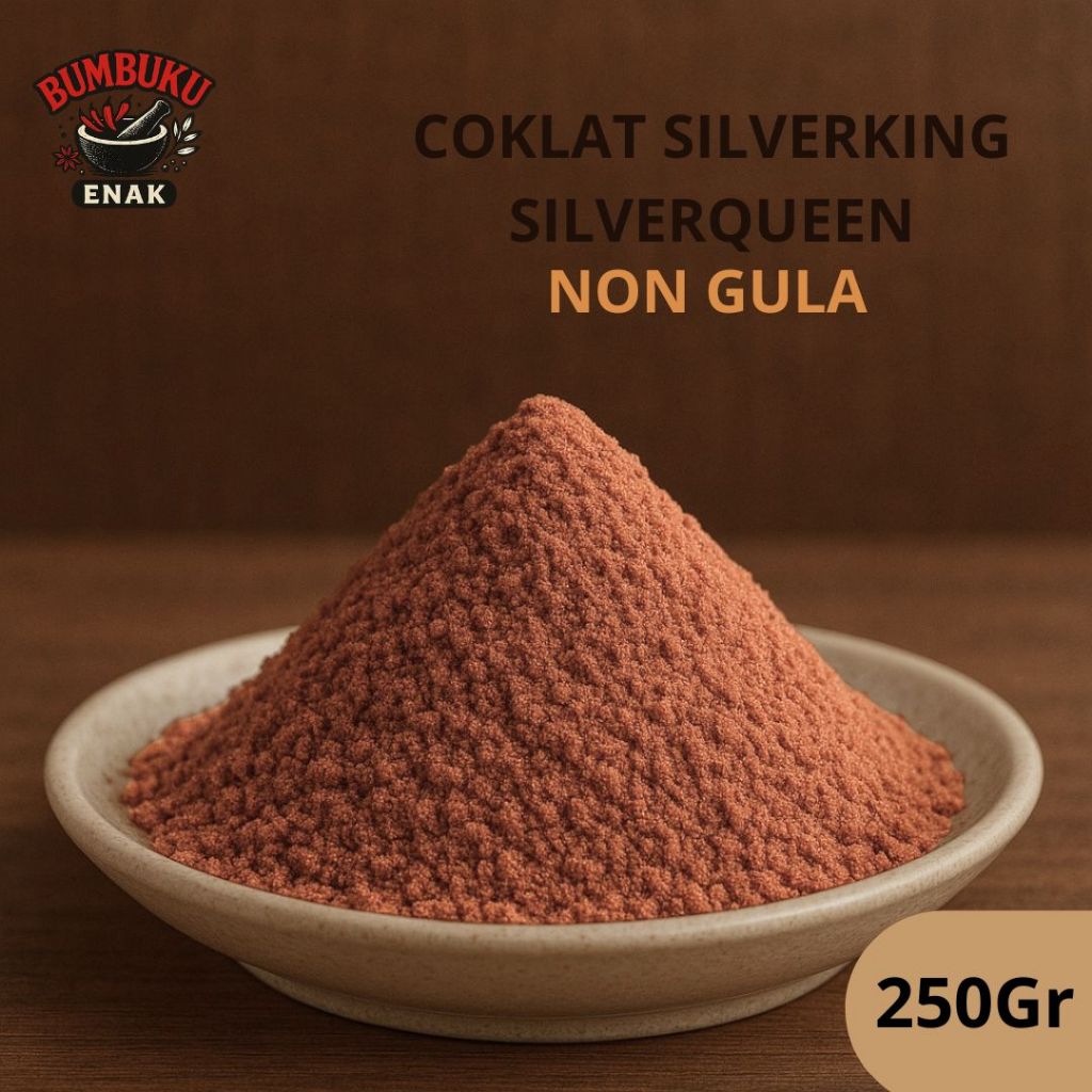 

Bumbu Tabur Non Gula Rasa Coklat Silverking Silverquin 250gr – Bubuk Minuman Premium Tanpa Gula untuk Cafe & UMKM