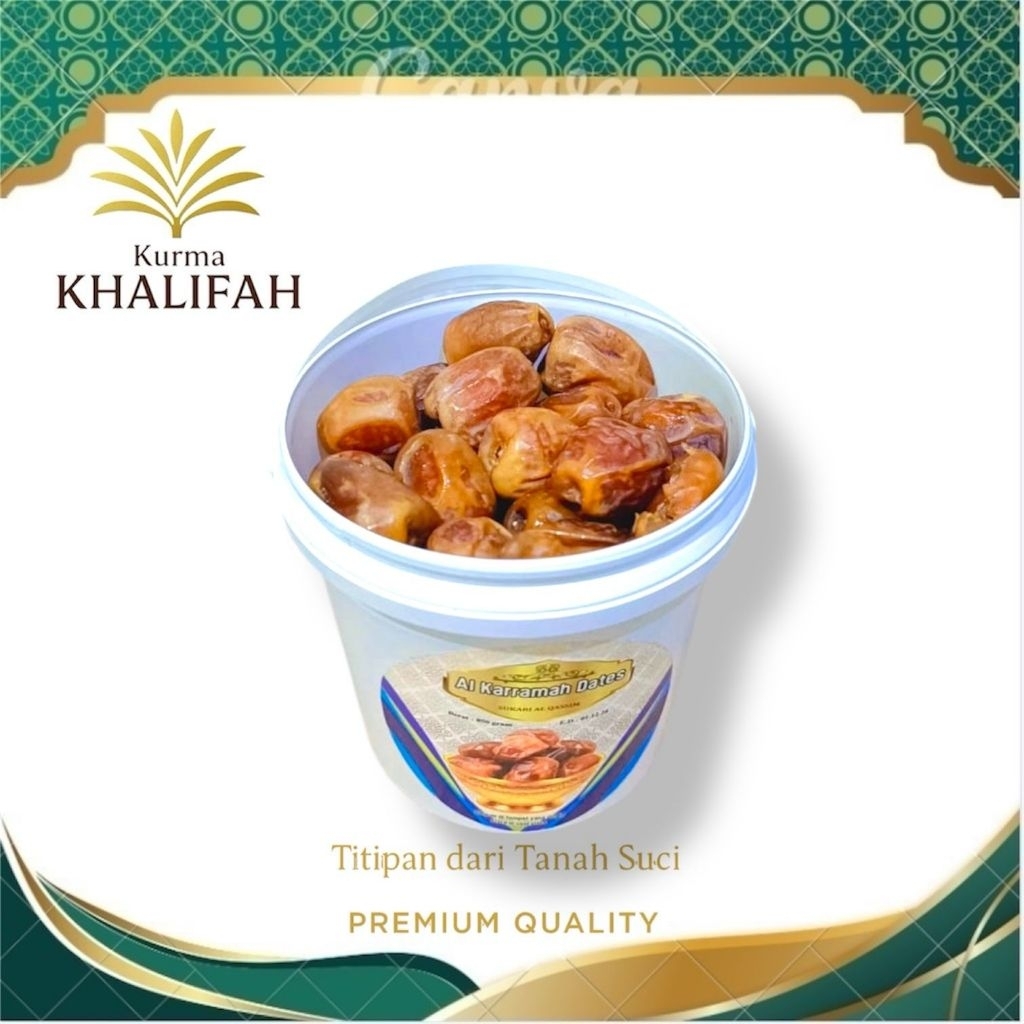 Kurma Sukari Ember 850gr | Kurma Sukari Ember | Kurma Madinah | Kurma Sukari Alqaseem