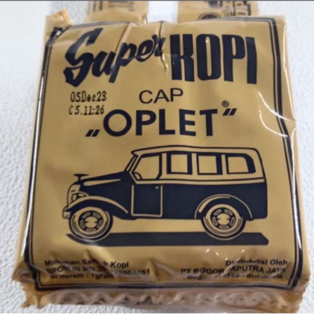 

Kopi oplet tanpa gula isi 20pcs dalam 1pck