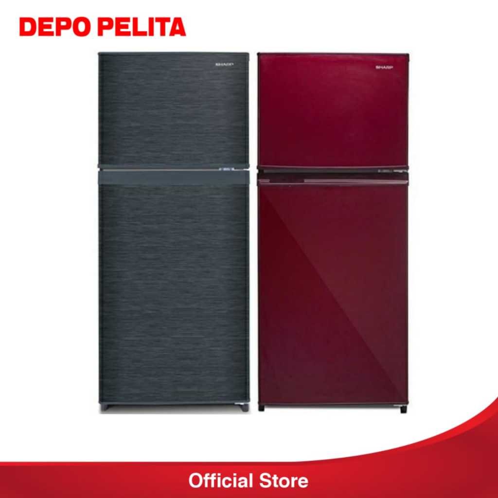 SHARP Kulkas 2 Pintu SJ195MD