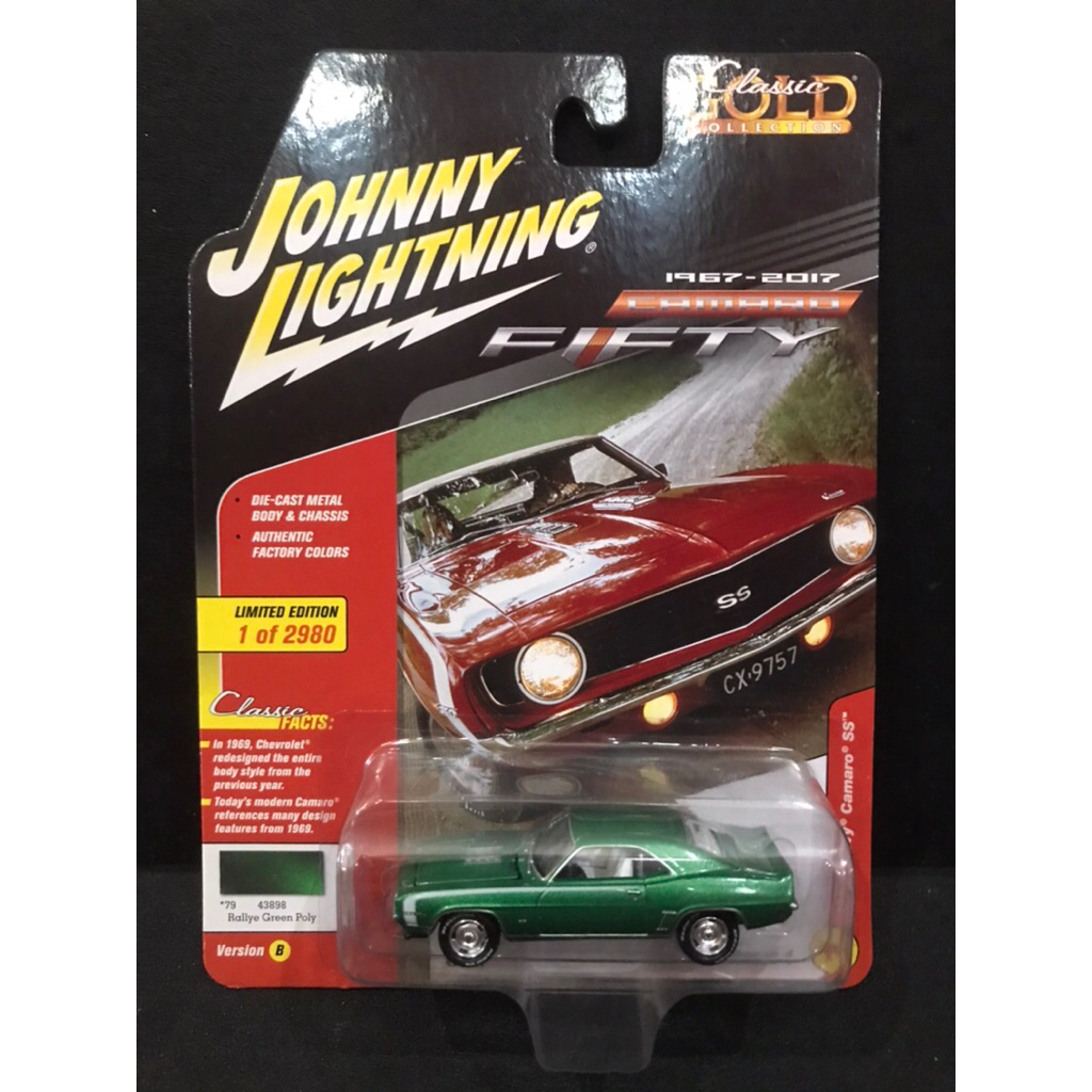 Johnny Lightning 1969 Chevy Camaro SS