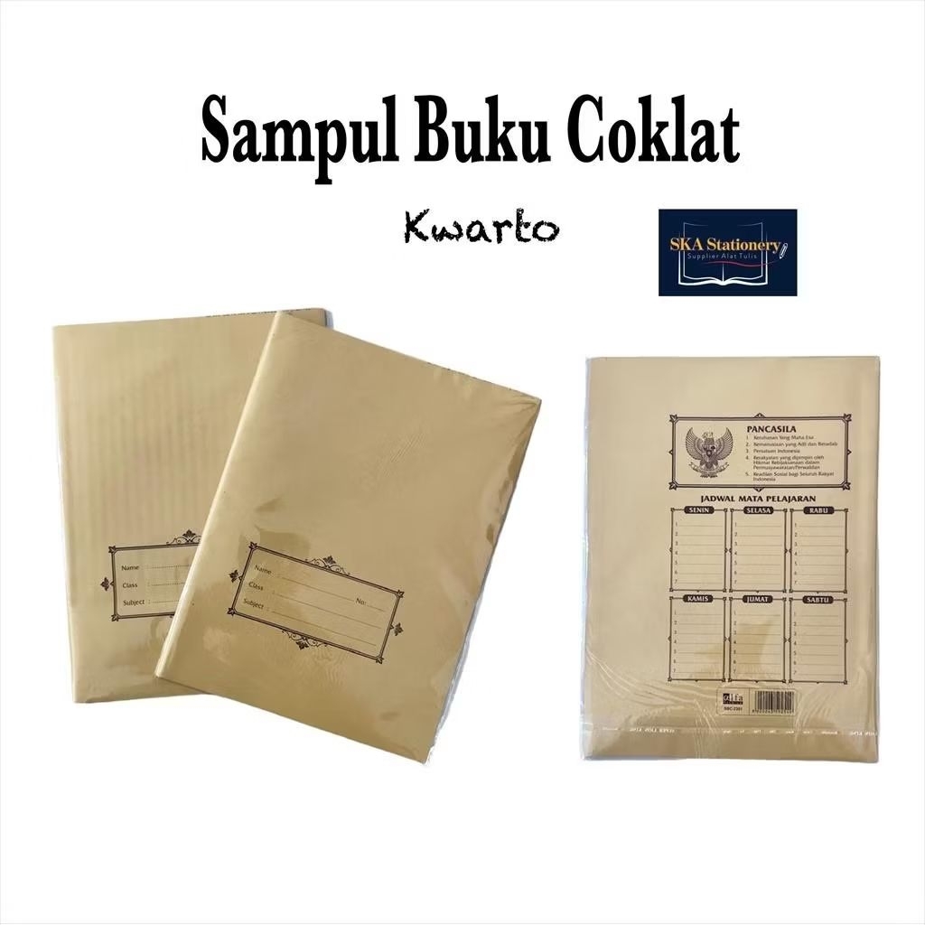 

Sampul / Cover Buku Coklat Samson KWARTO 10 Lembar