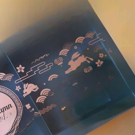 

Boxdus Persegi Panjang Dus Mooncake Hijau Tua 125gr - 150 gr Sekat 2 Mika Motif Dan Free Tag