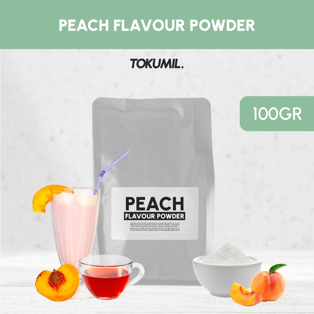 

Pure Peach Flavour Powder 100gr