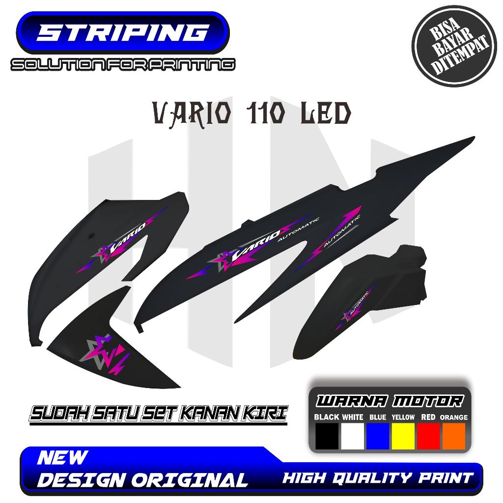 STRIPING STICKER VARIOS 110 FI / STRIPING VARIO 110 FI