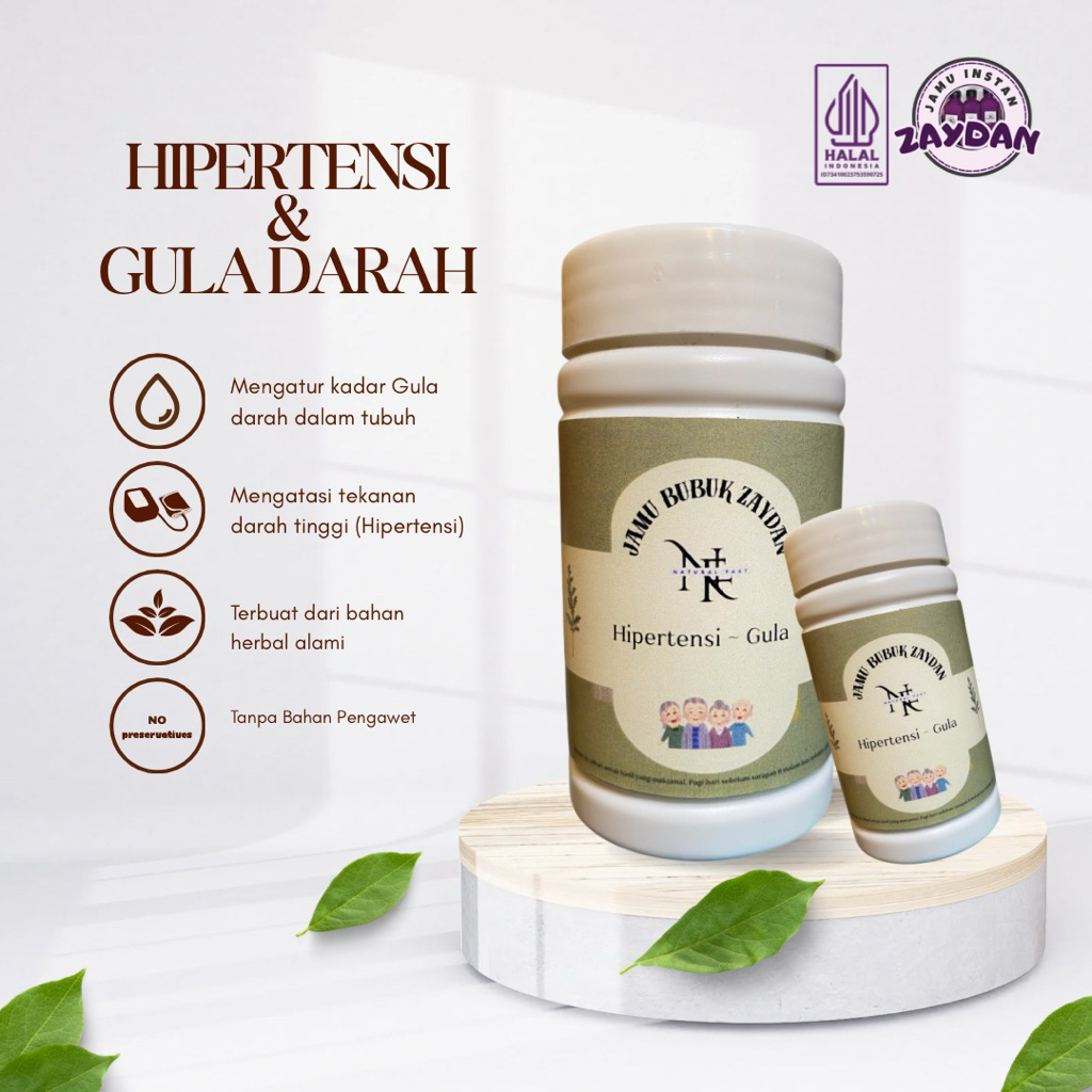 

JAMU HIPERTENSI/JAMU GULA DARAH/JAMU BUBUK ZAYDAN