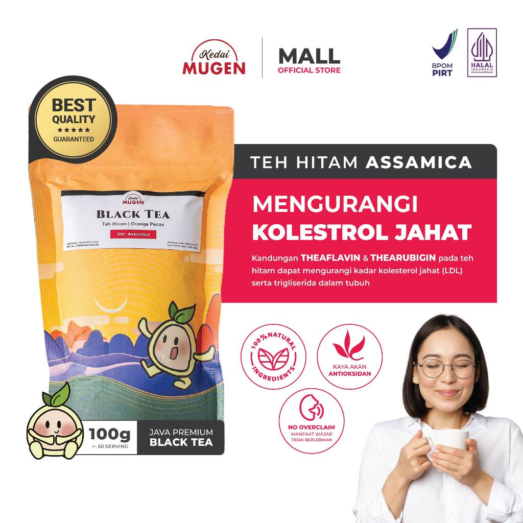 

Kedai Mugen - Teh Hitam Asli Jawa / Java Black Tea Grade Orange Pecoe 100g