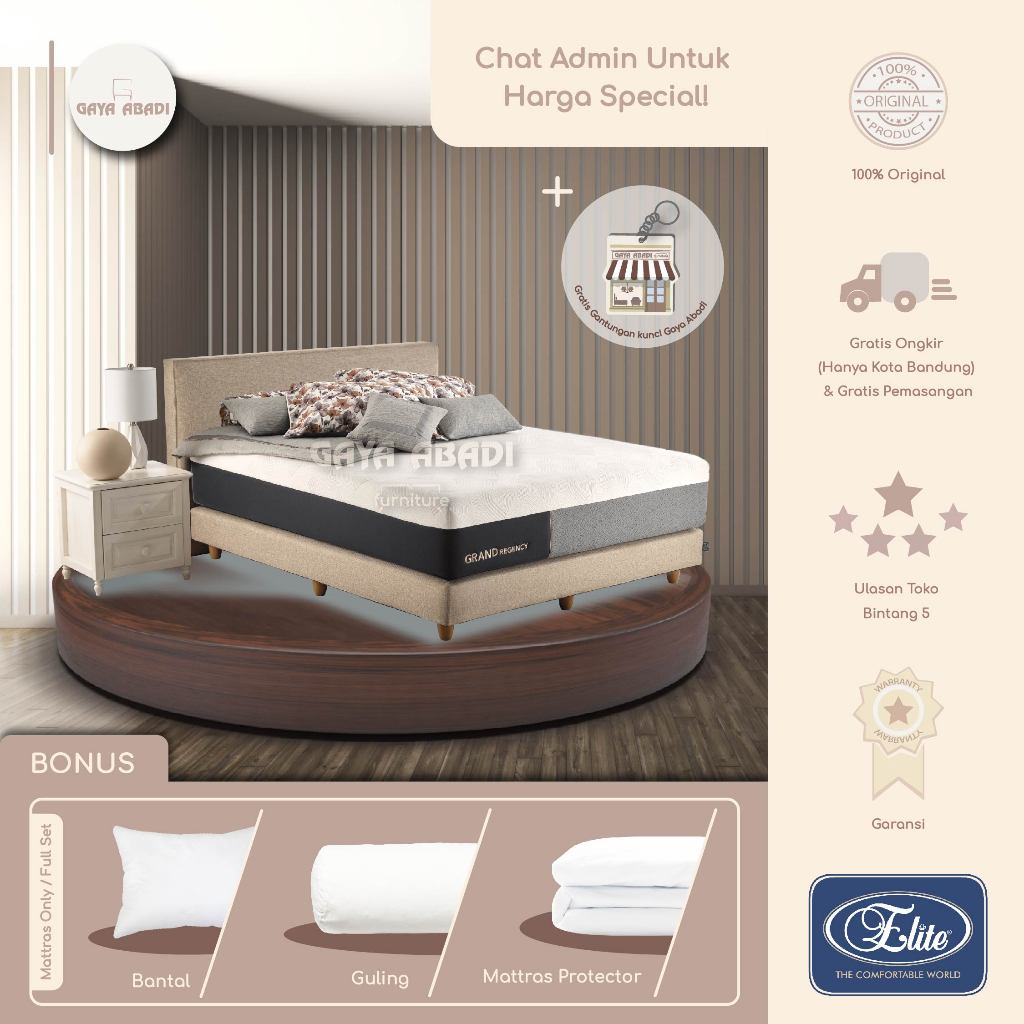 Springbed Elite Grand Regency / Kasur Elite Grand Regency - Elite Springbed