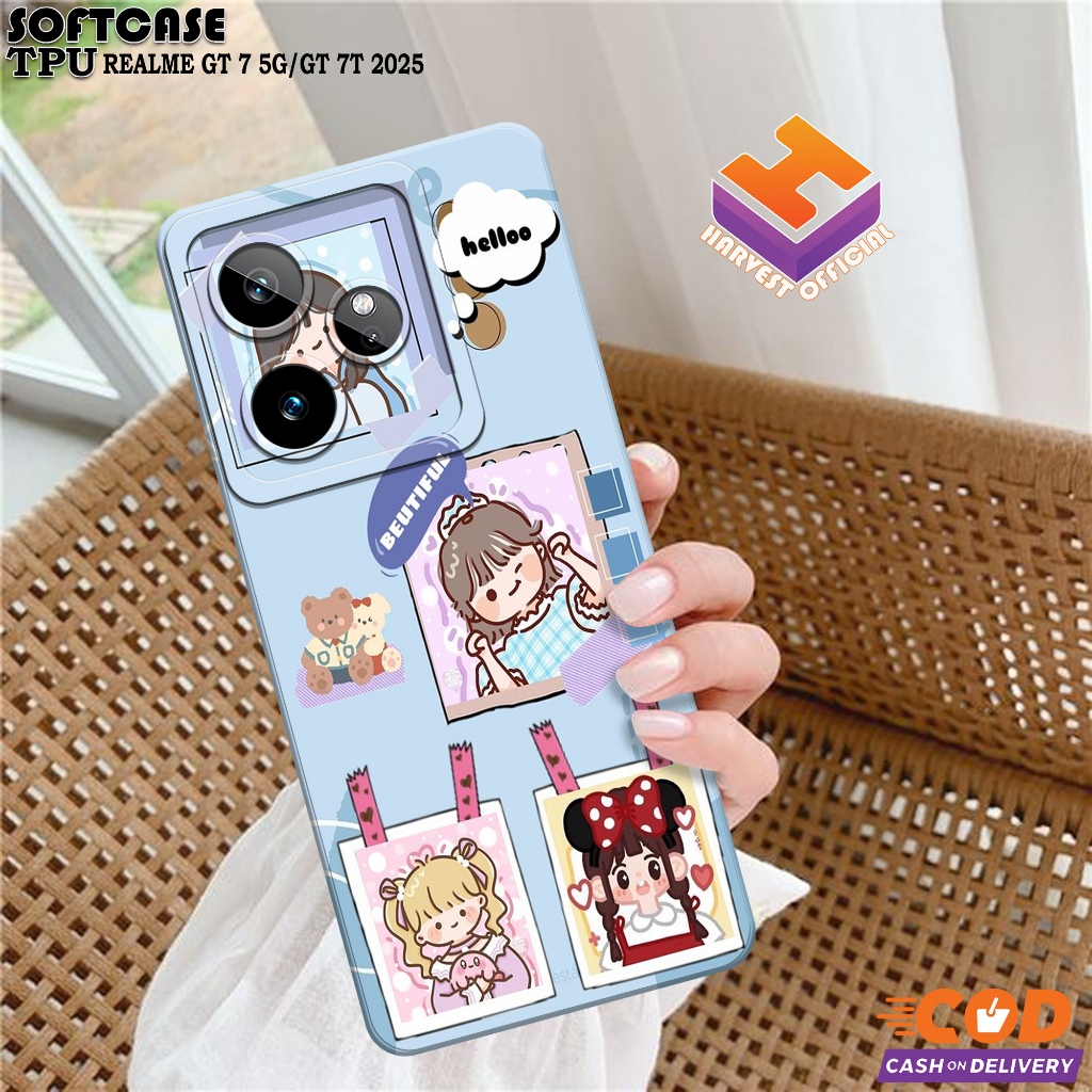 Case Hp REALME GT 7 5G/GT 7T 2025 - Soft Pro Camera - Softcase REALME GT 7 5G/GT 7T - Casing REALME 