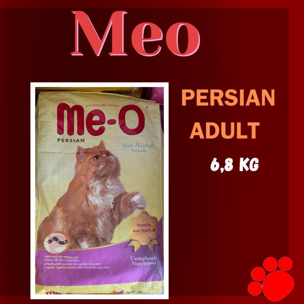 Meo Adult Persian 6.8kg Makanan Kucing Persia Dewasa